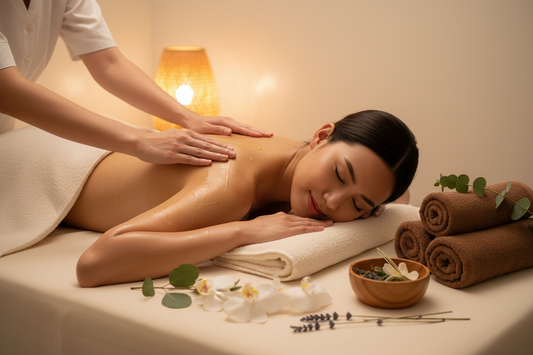Warmth and Oil Massage: The Ayurvedic Ritual Behind Our Bath Set