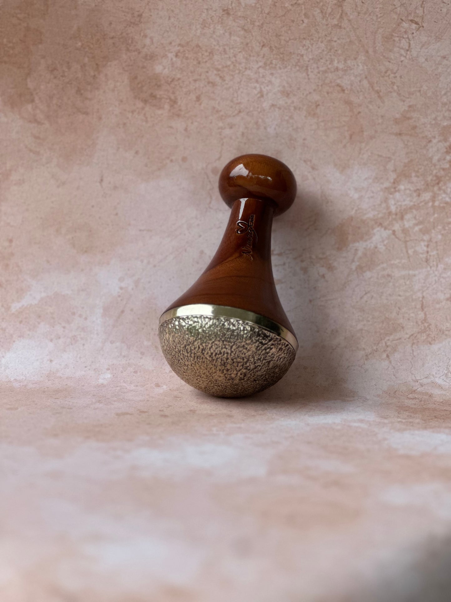 Kansa Foot Wand to massage the soles of the feet and calm the nervous system.